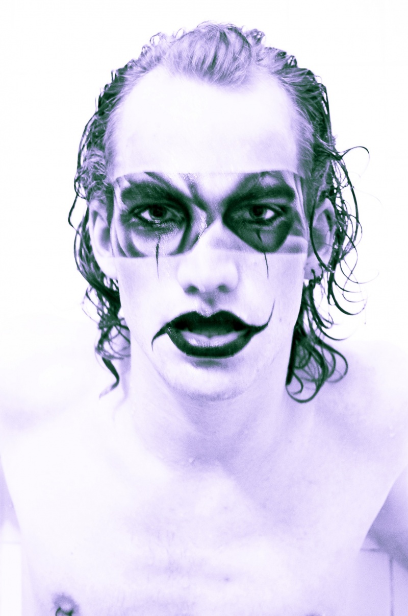Male model photo shoot of James Drake in PIP Studios, makeup by Shawn Gordon