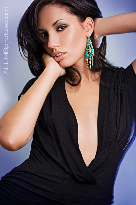 Female model photo shoot of Bernice Nieves by Atomic Apple in Palm Desert, hair styled by Allison Riegger