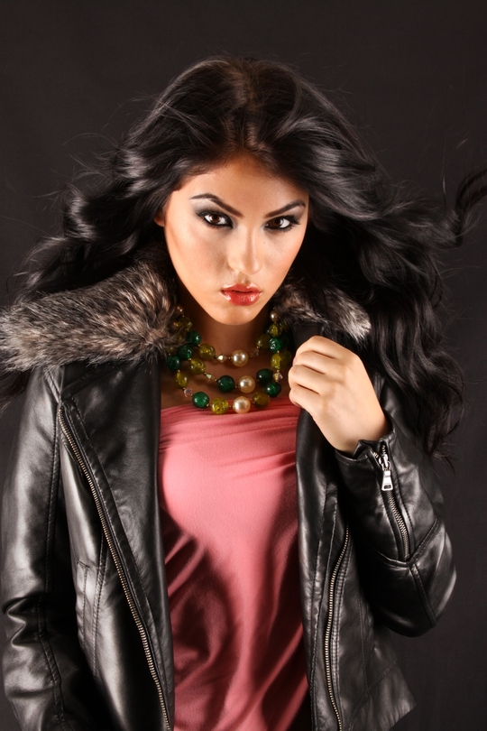 Female model photo shoot of Dalia Soto by Shogun of the Light, makeup by Lupe Ocaranza