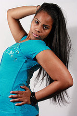 Female model photo shoot of LongHairDontCare Poka 