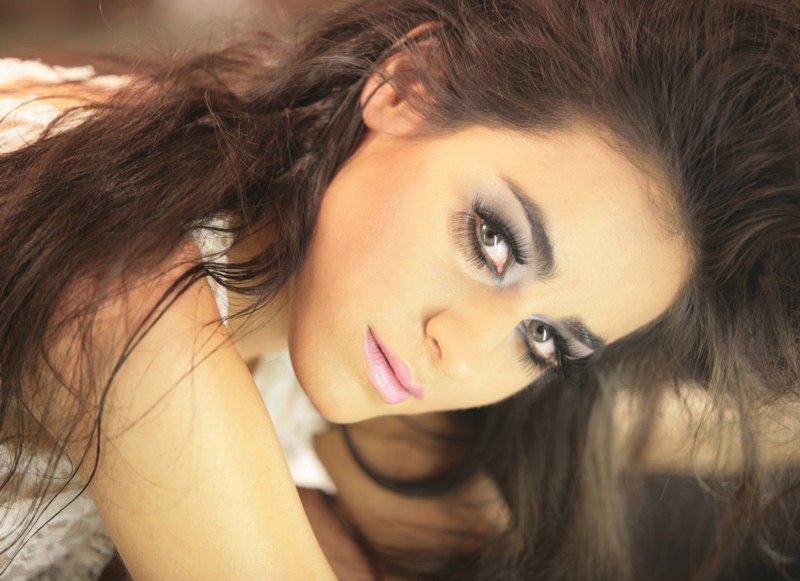 Female model photo shoot of Erika Lua Makeup Artist