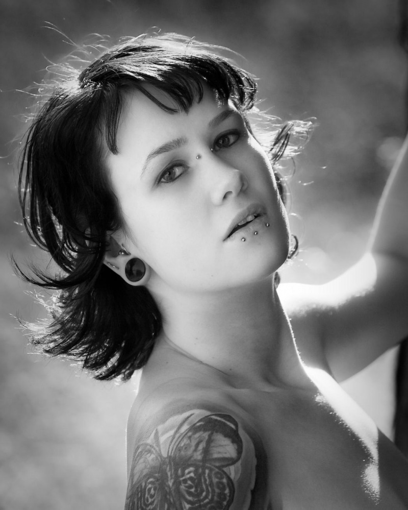 Female model photo shoot of Kat Smash by DevilMayCare Photo