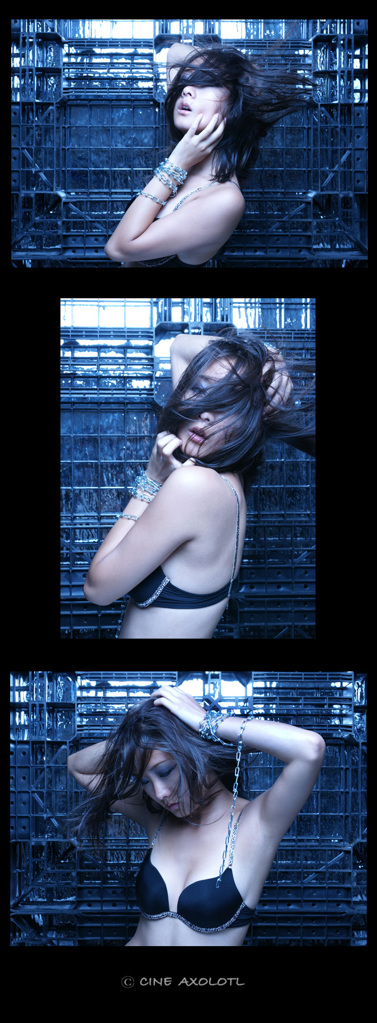 Female model photo shoot of LitoDaNii by 2HV PRODUCTION LLC in cage >_<