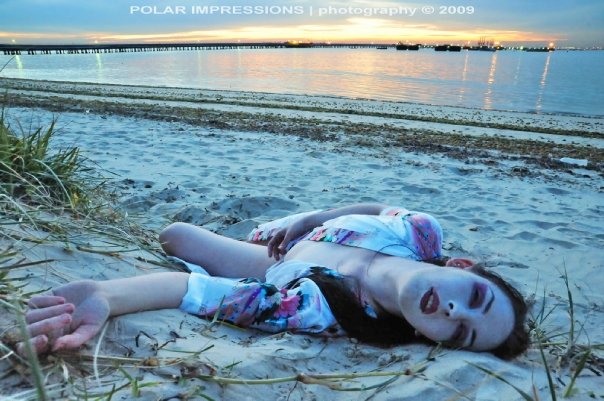 Female model photo shoot of Dead Cute Makeup Design and Dead Cute Model by Polar Impressions in Sydney 