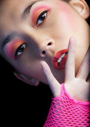 Female model photo shoot of makeup by Katka and Emma CSP by Dan Korkelia
