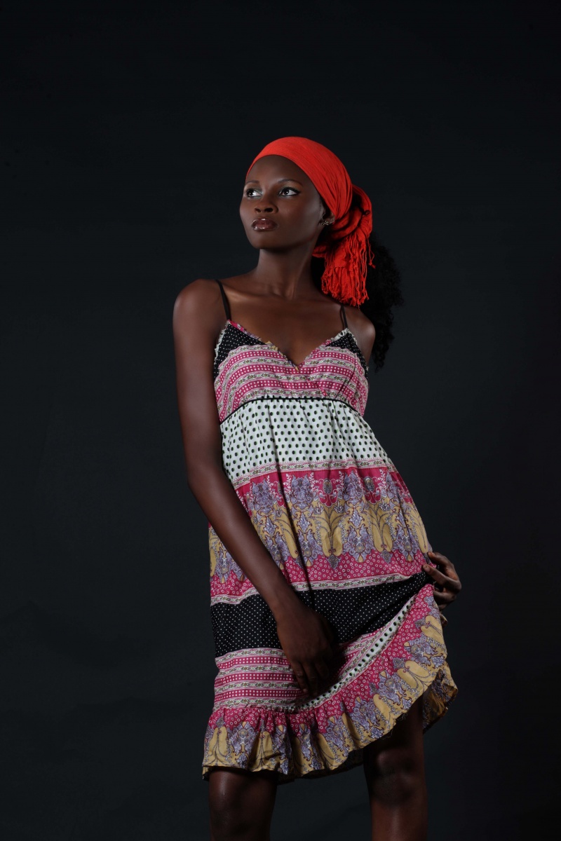 Female model photo shoot of Zuliat by hspimages in Dazzle studios, Opebi