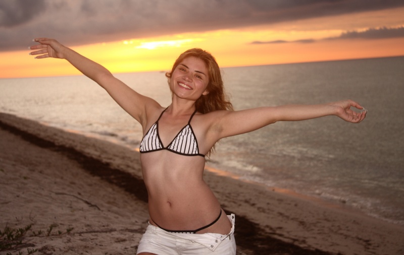 Female model photo shoot of Karen A by Humberto Pasart in san bruno, yucatan