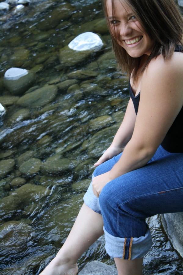 Female model photo shoot of liz friton in Molalla River
