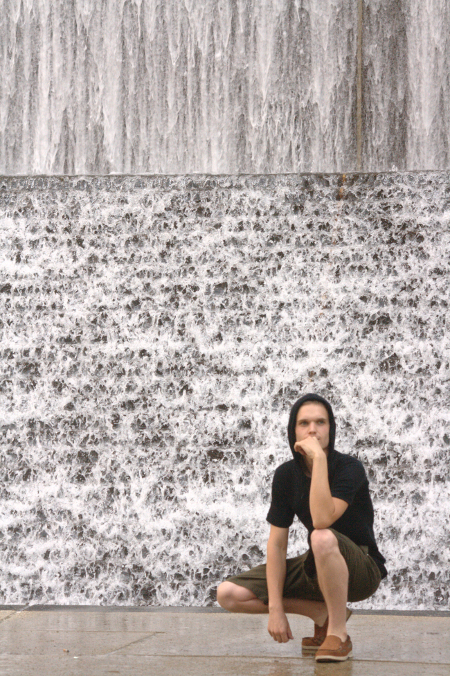 Male model photo shoot of Dan Forbes by TanyaK in Water Wall (Houston, TX)