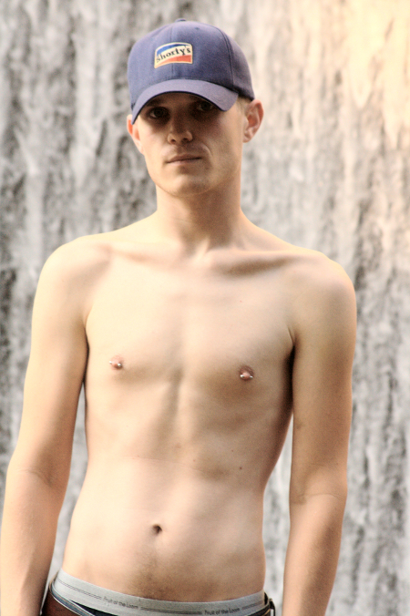 Male model photo shoot of Dan Forbes by TanyaK in Water Wall (Houston, TX)