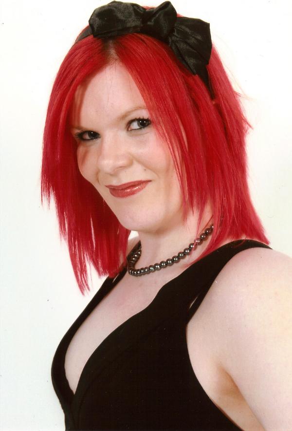 Female model photo shoot of CinderElmo in prom 2008