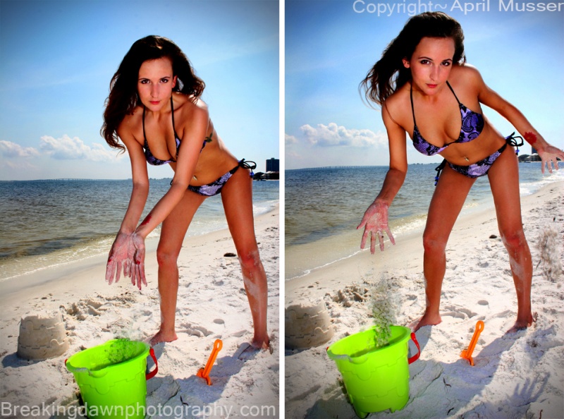 Female model photo shoot of April Musser and Stephanie McNair in Pensacola Fl