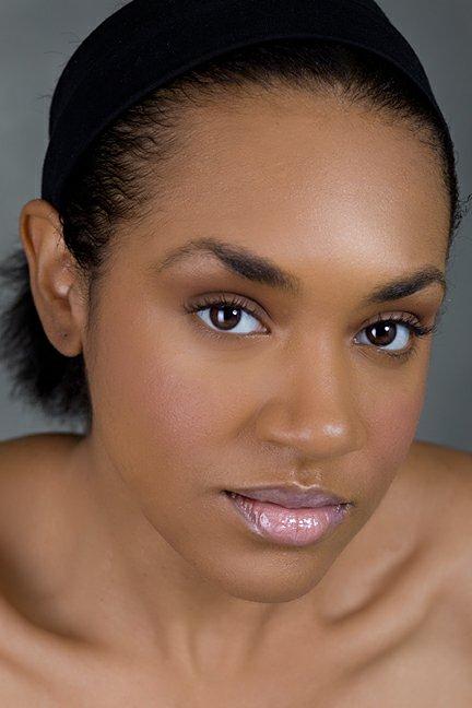 Female model photo shoot of Amber DyShelle by madfoto in Los Angeles, CA, makeup by Marian Aliziam