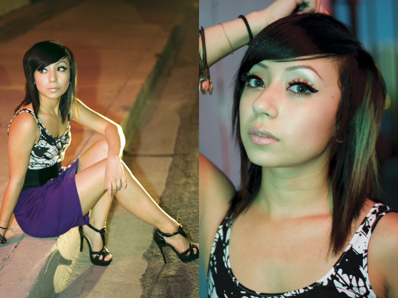Female model photo shoot of Anais Salazar by Jennifer Jane Salango in Downtown Las Vegas