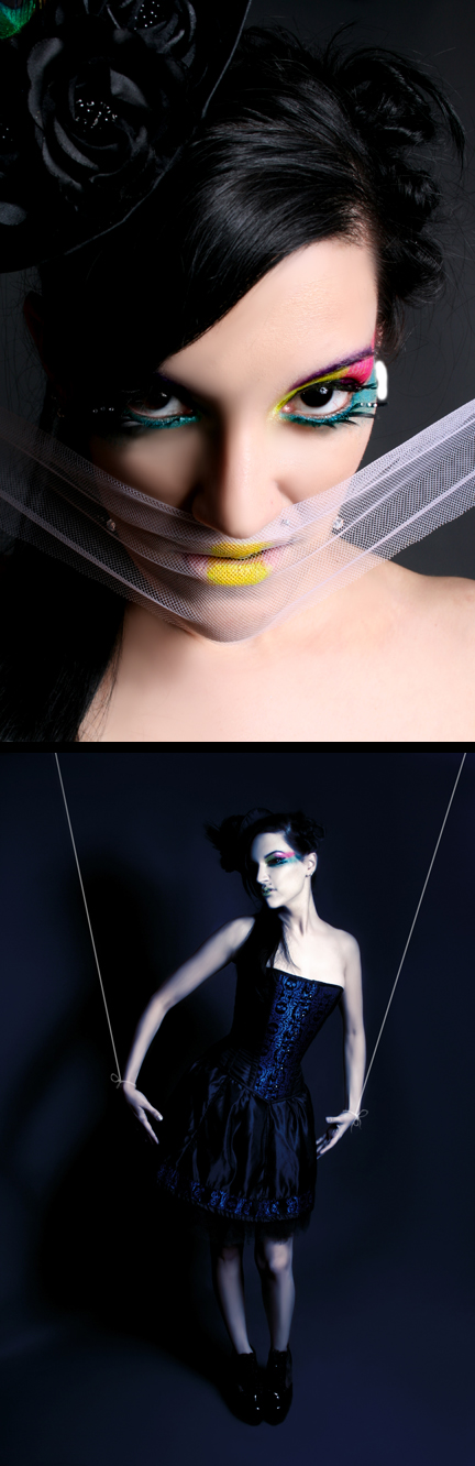 Female model photo shoot of Zamra Dollskin, clothing designed by SINched