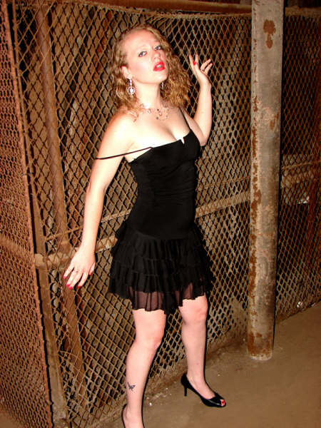 Female model photo shoot of Britany Wilson in Sloss Furnace