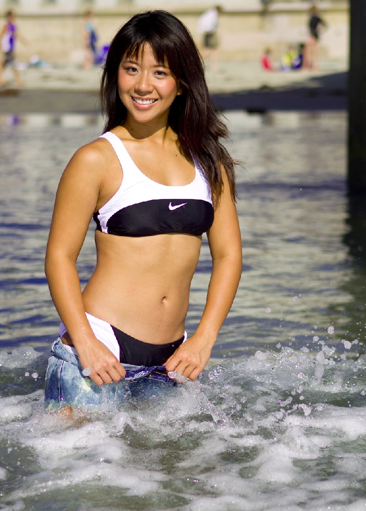 Female model photo shoot of Kat Lang in San Diego- La Jolla