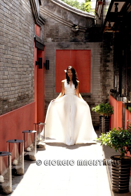 Male and Female model photo shoot of Giorgio Magistrelli and D Ding in Beijing