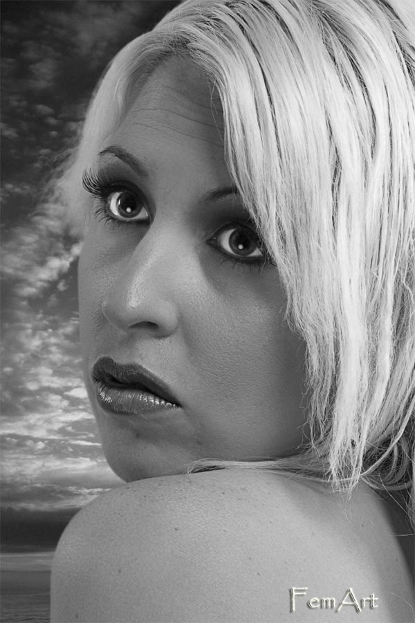Female model photo shoot of Busty Blond superstar by FemArt in Toronto