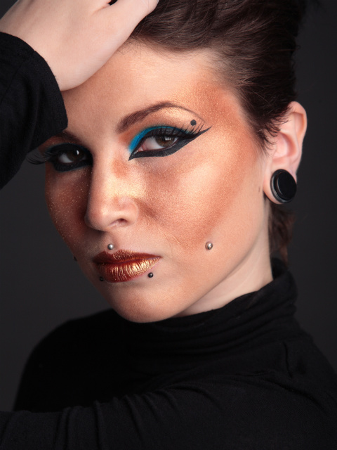 Female model photo shoot of Angel Dust Makeup Art