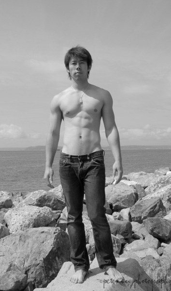 Male model photo shoot of Peter Vu in Seattle Waterfront