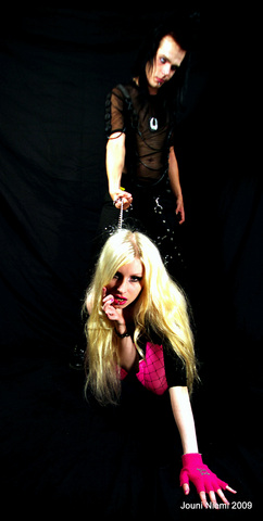 Male and Female model photo shoot of Axriol and Barbielle Manson