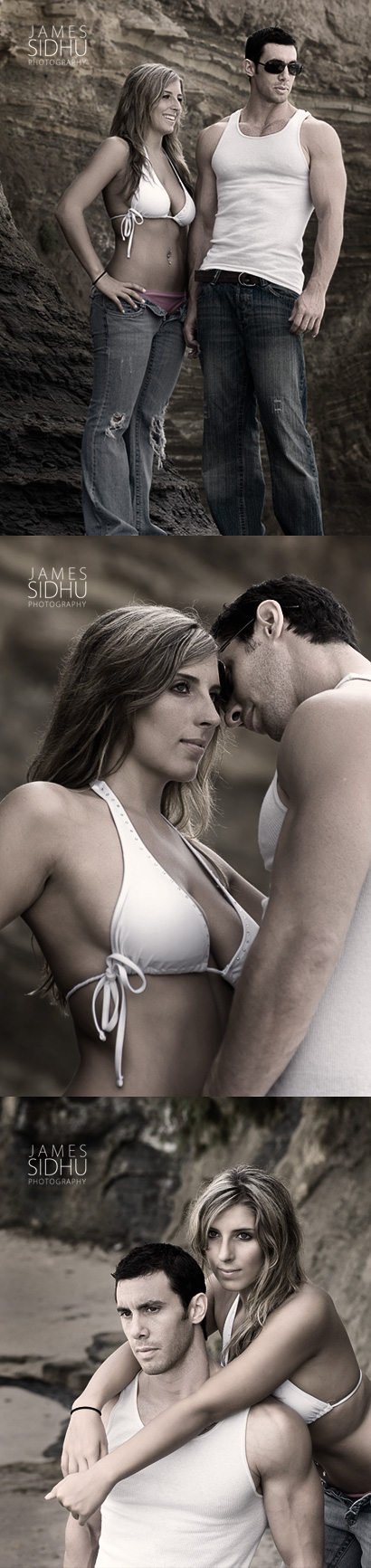 Male and Female model photo shoot of James Sidhu, -Sophia Marie- and Ten Eighty in sunset cliffs, san diego