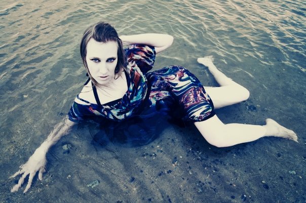 Female model photo shoot of Liisa S Mountain by Ania Mroczkowska in Yellowcraigs Beach