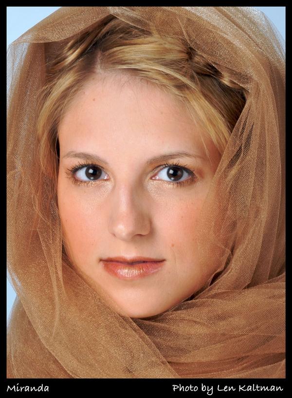 Female model photo shoot of Miranda Hoffmann by Len Kaltman in Monroe, OH, makeup by Creek Harris