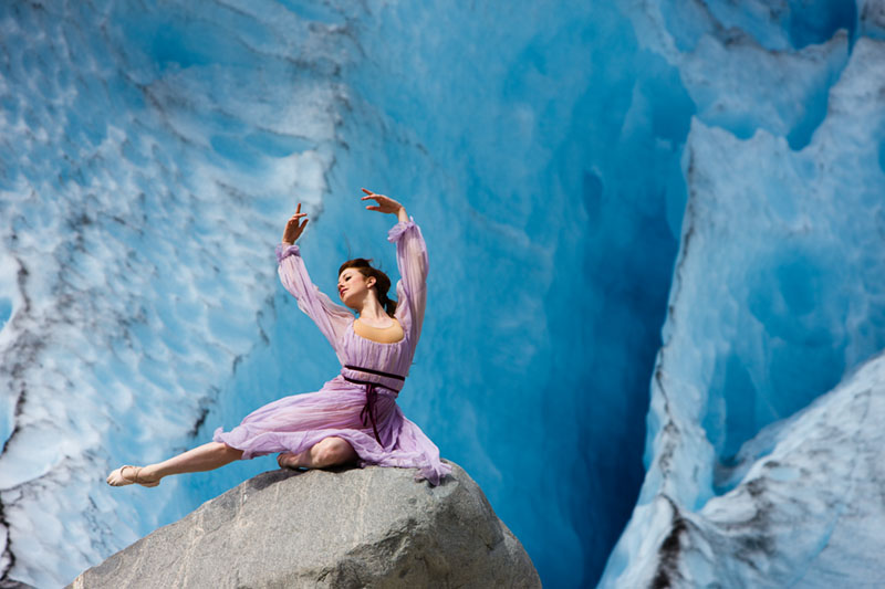 Male model photo shoot of Alex Braverman in Glacier, Norway. Norwegian National Ballet, Lois Greenfield Workshop