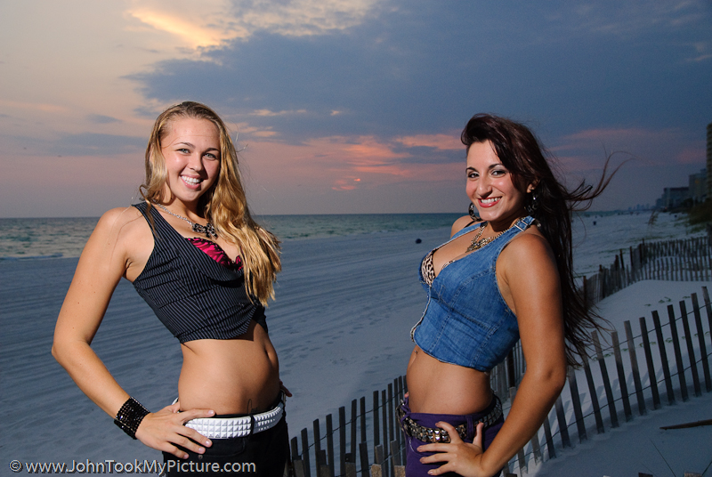 Male and Female model photo shoot of JTMP and Greek Model Marika in Panama City Beach, FL