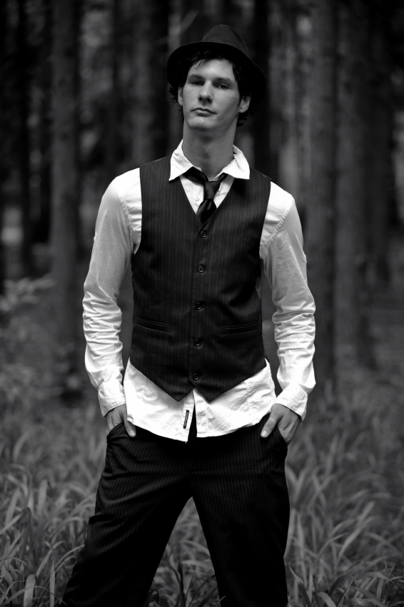 Male model photo shoot of Jordan Bale by DGU Photography in the Forest
