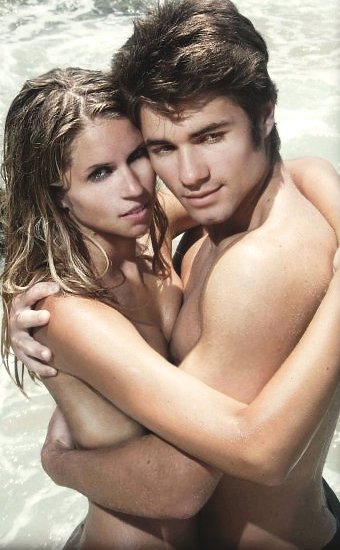 Male and Female model photo shoot of Robert  Warren and Eryn Thomson in Laguna Beach