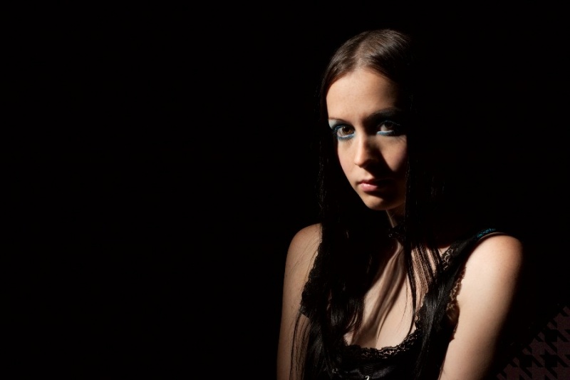 Female model photo shoot of DarkV by pasiasty