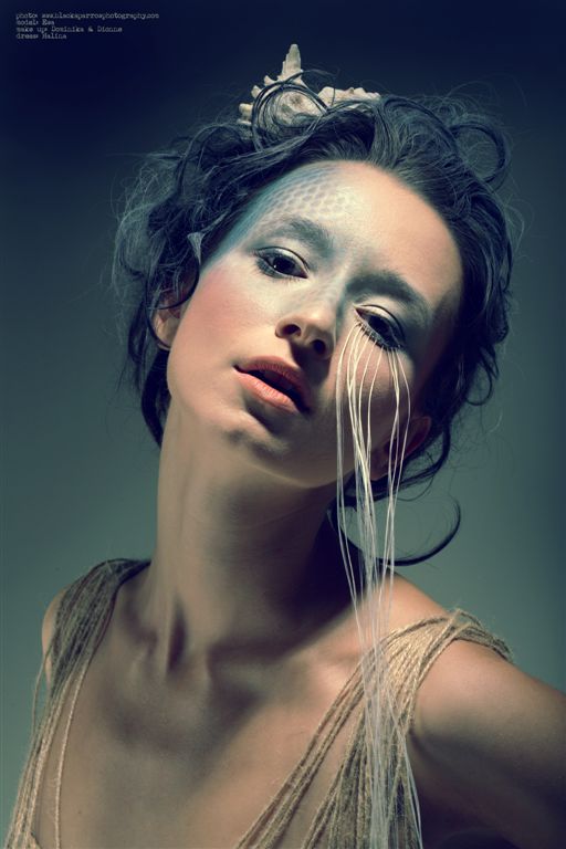 Female model photo shoot of Ewa Paczkowska by Darek Pietraszko in London, makeup by Dionika