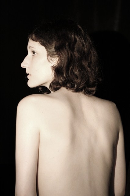 Female model photo shoot of 0Biohazard0 by HardboiledDesign