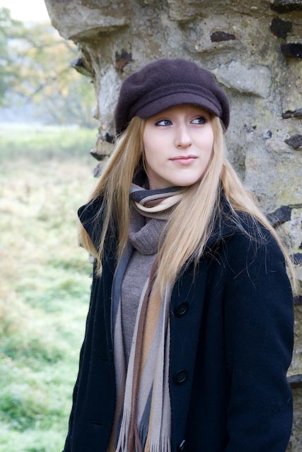 Female model photo shoot of Chloe V Isherwood by mstainer in Waverley Abbey, Farnham, Surrey