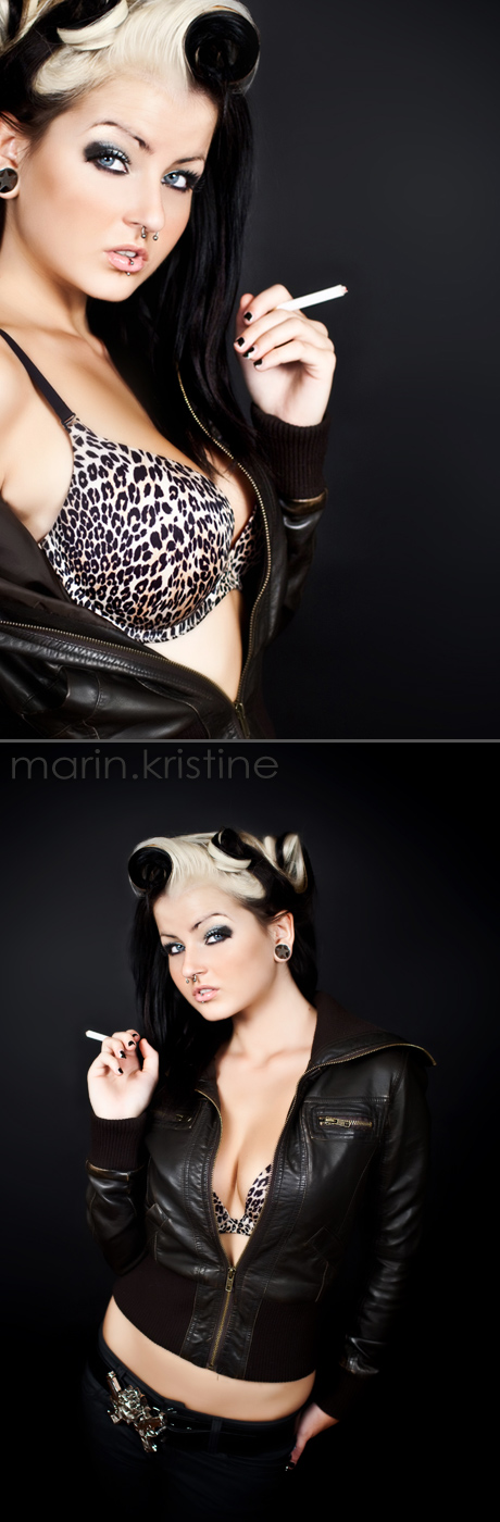 Female model photo shoot of Marin Kristine and Veronica LaVery in Home Studio