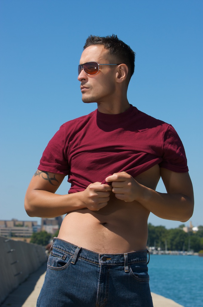 Male model photo shoot of andrem by Jon Recana