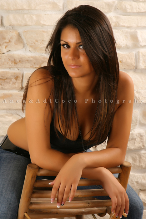 Female model photo shoot of Alexandra Matea by AdiCoco in Studio