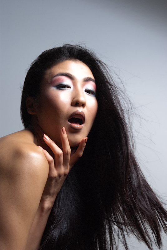 Female model photo shoot of Daphne Photo and Tomomi Egawa, makeup by JarrettBrandon Artistry