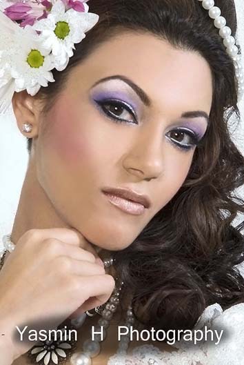 Female model photo shoot of Yasmin Hussain and Rebecca Tyagi, makeup by Hbeauty