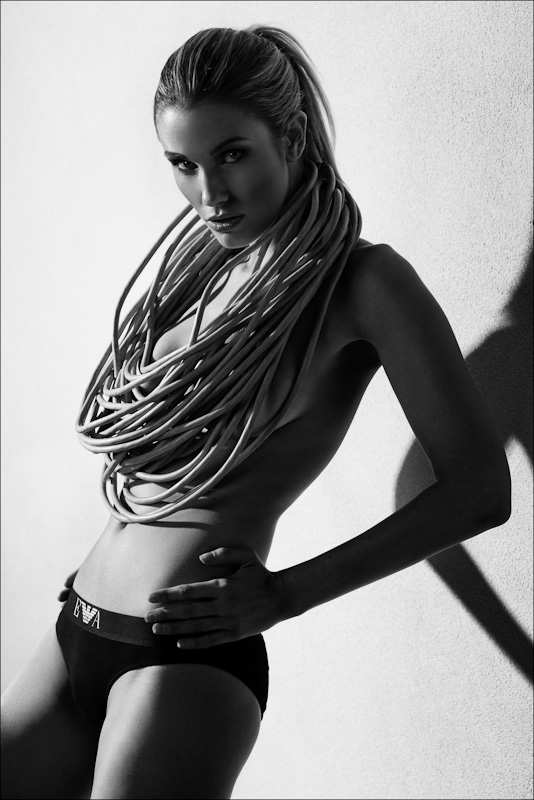 Female model photo shoot of Alyssa Fosler MUA by Bogdan Morozovskiy