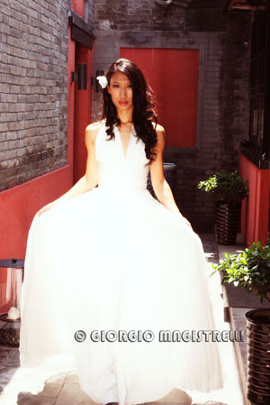 Female model photo shoot of D Ding in Beijing China