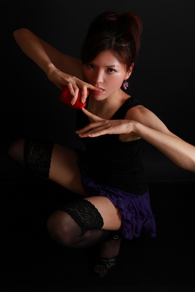 Female model photo shoot of K a n a by OBAYASHI OTOTO PHOTO