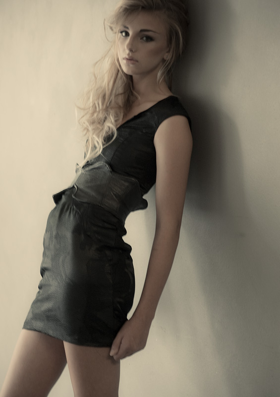 Female model photo shoot of SchockMakeup by Howard Petrella in Howard Petrella Studios