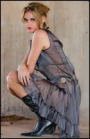 Female model photo shoot of BeauxJean by Jay Davis, makeup by Strokes Designory