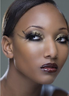 Female model photo shoot of Mys Melissa G  by Polina Osherov, makeup by kiralee