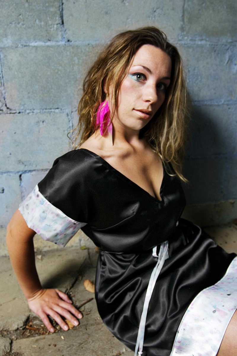 Female model photo shoot of rellik clothing