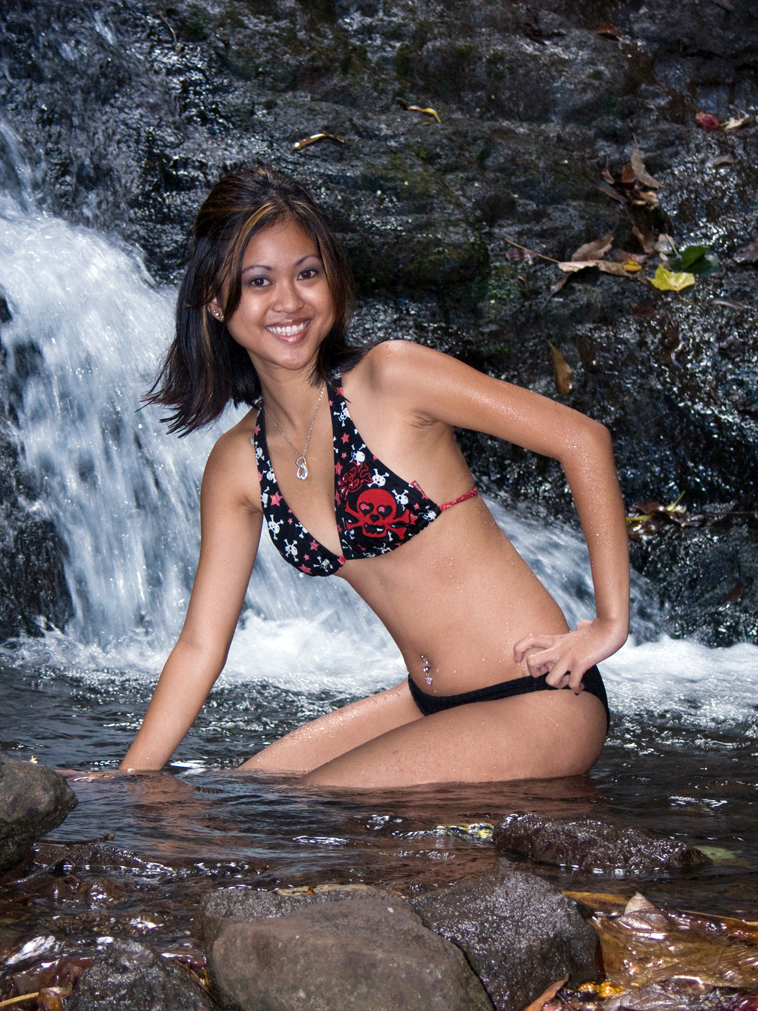 Male and Female model photo shoot of B-Squared Images and Loryy in Kaneohe, HI